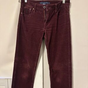 Ralph Lauren Women’s Corduroy Pants - Deep Burgundy